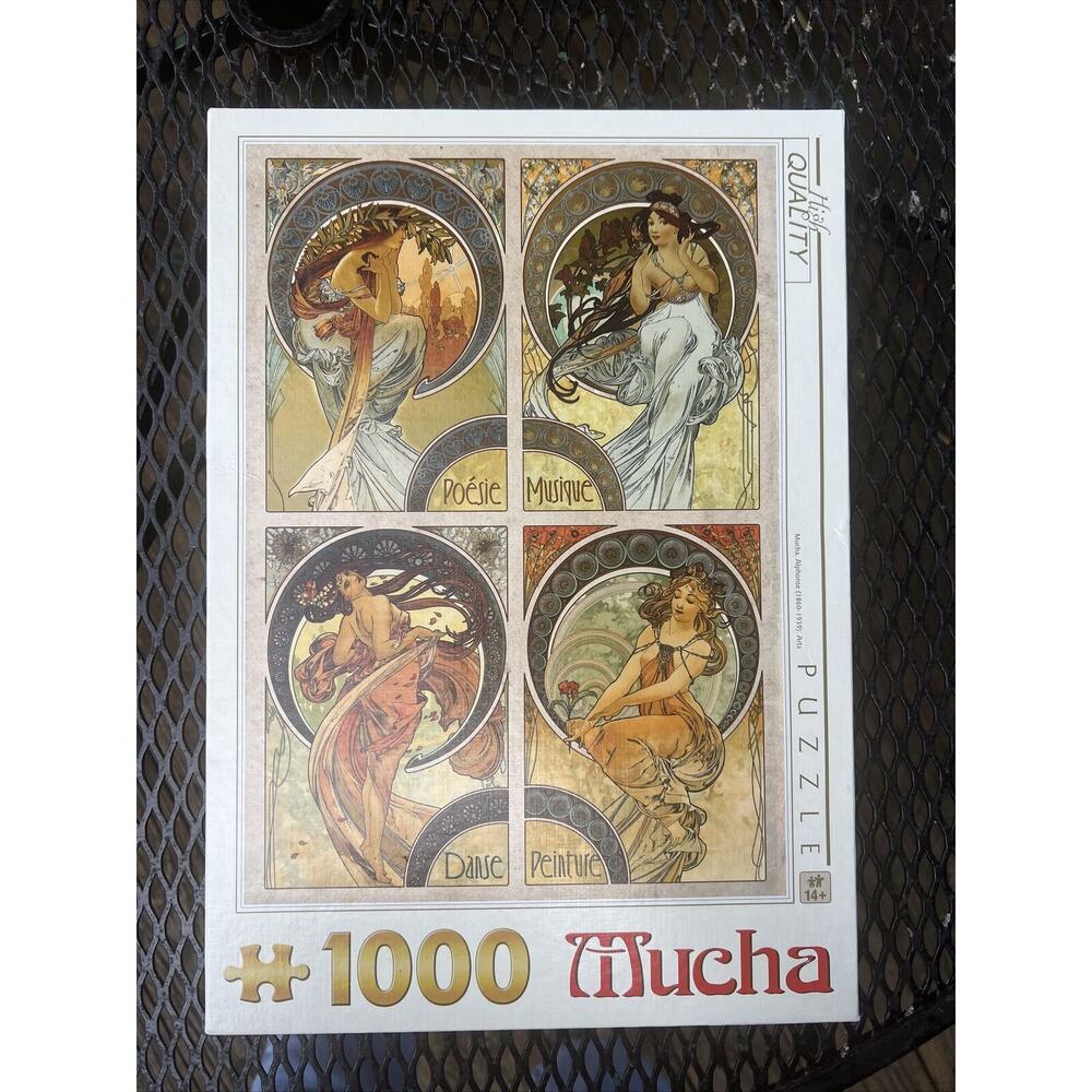 D-Toys Jigsaw Puzzle 1000 Pieces Tiles “Arts” by Mucha